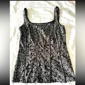 Womens White House black market corset style tank size small